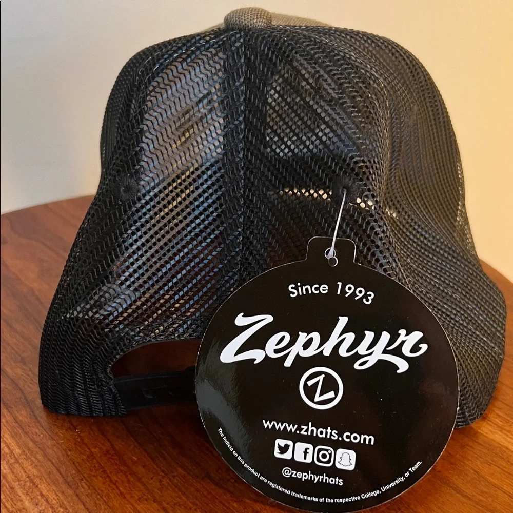Zephyr Gray and Black Mille Lacs Lake Hat